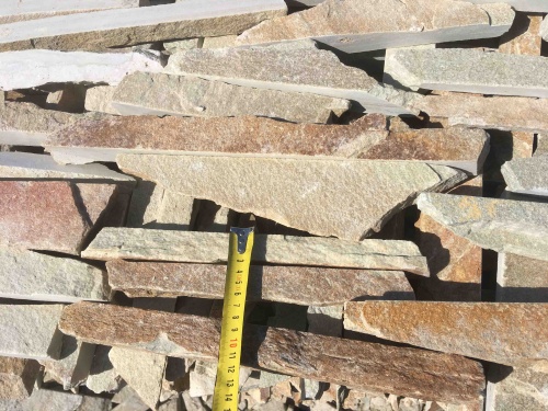 Горбушка златолит золотистый для облицовки купить в Заводоуковске