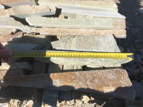 Горбушка златолит золотистый для облицовки купить в Заводоуковске