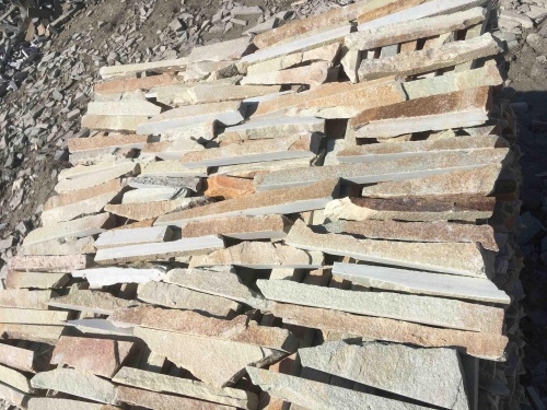 Горбушка златолит золотистый для облицовки купить в Заводоуковске